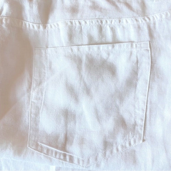 Eileen Fisher Linen Wide Leg 5 Pocket Style pants, Size XL - Picture 3 of 10